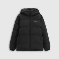 Gap 冬季款logo宽松连帽泡芙羽绒服