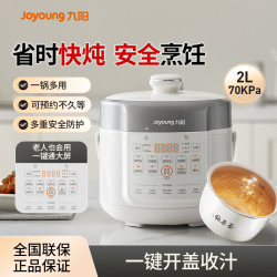九阳 电压力锅家用小型迷你2L容量饭煲二合一新款高压一体旗舰正品