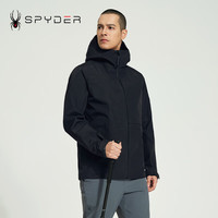 SPYDER 软壳男士夹克透气连帽外套