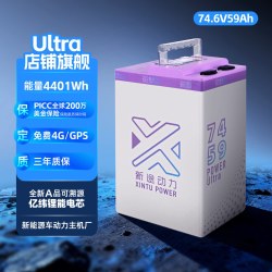 新途动力XINTUPOWER电动车电池74.6V59AH电动车锂电池