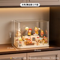 KAMAN 星星人盲盒收纳展示架亚克力防尘创意展示柜泡泡玛特手办展示盒子
