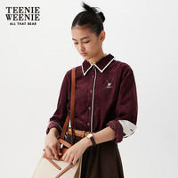 TEENIE WEENIE 小熊卡通衬衫女新款女衬衣