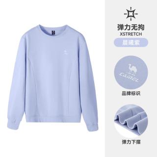 骆驼 运动卫衣女秋季保暖简约百搭宽松休闲T恤运动长袖上衣女式卫衣