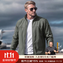 龙牙 四代寒锋战术软壳夹克加强版立领外套男深灰绿175/96A