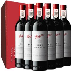 奔富 BIN2 澳洲 西拉设拉子马塔罗干红葡萄酒 750ml*6瓶
