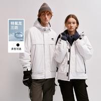 TEENIE WEENIE 小熊男装简约舒适时尚潮流三防棉服冬户外休闲风连帽保暖棉衣