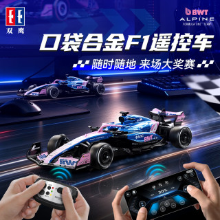 双鹰 迷你合金F1方程式赛车遥控车玩具车新款跑车模型男孩生日礼物