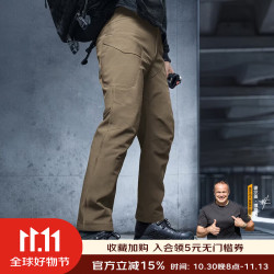 龙牙 二代逆锋战术软壳裤加强版男防风裤户外保暖沙暴棕180/88B