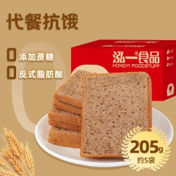 泓一 奇亚籽黑麦全麦面包5包