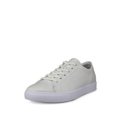 ECCO 男式 Soft 10 Premier 系带运动鞋, 白色
