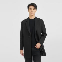 利郎 官方 冬季休闲时尚外套男简约通勤男式大衣