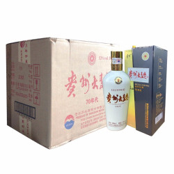 茅台 贵州大曲70年代 酱香型白酒 53度 500ml*6 整箱装