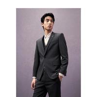 太平鸟 男装春秋款商务西装外套修身男式西服