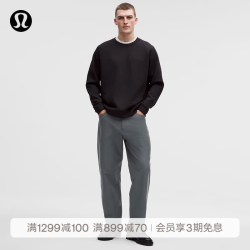 lululemon 丨EasyFive™ 男士五袋款宽松剪裁直筒长裤 32L LM5BKJS 油画灰 32
