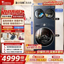 小天鹅 迷你小乌梅Max系列 TNDD20-09AIDE+TG10VE00 三分区滚筒洗衣机 12kg