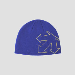 迪桑特 SNOWBOARD系列男女同款印花LOGO针织帽