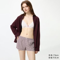 棉质平角舒适短裤优衣库女装489049