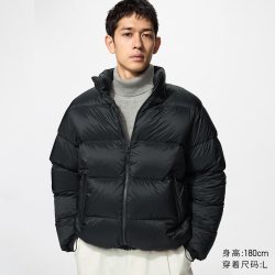 轻量蓬松羽绒茄克优衣库男装女装外套夹克486177