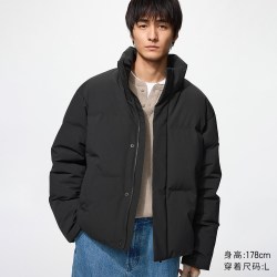 无缝羽绒茄克优衣库男装外套夹克492561