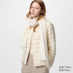高级轻型羽绒便携式茄克优衣库女装/轻暖便携排骨羽绒478575