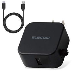 宜丽客 手机平板电脑用AC充电器12W 1.5米 黑色