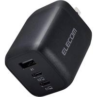 宜丽客 日本直邮宜丽客 65W三口Type-C+USB-A充电器 黑 EC-AC4465BK