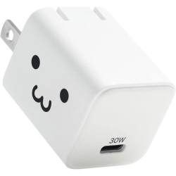 宜丽客 日本直邮ELECOM 充电器 Type-C 30W 紧凑型 USB PD 兼容 GaN插头