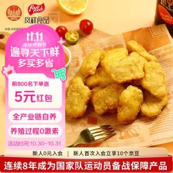 凤祥食品 肉多多脆皮鸡块 500g*2袋 炸鸡半成品
