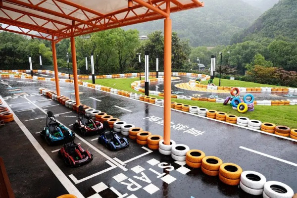 宁波九龙湖开元度假村 山景大床房2晚 含双早+卡丁车+乐园+十七房