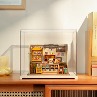 若来 DIY小屋防尘罩收纳展示盒（1个）