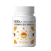 多波欧 维生素d3 5000IU 90粒*2瓶
