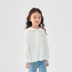 巴拉巴拉 儿童衬衫女童春秋长袖上衣大翻领衬衣女童衬衫长袖童装婴幼上衣