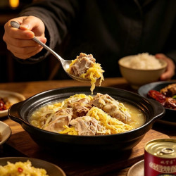 大红门 大紅門 大红门酸菜猪脊骨下酒下饭菜速食菜加热即食 酸菜猪脊骨 780g*1袋