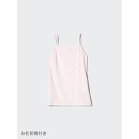 优衣库 日本直邮UNIQLO 女孩空气韵律棉混纺背心印花款 [654872239] 女式
