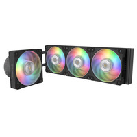 银昕 S360 Pro 黑色360 ARGB水冷散热器 (加強主板散熱/VRM/內存/多平台扣具/支持LGA1700/AM5