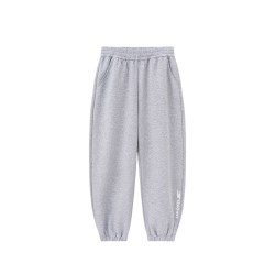 斯凯奇 儿童运动卫裤26秋冬新针织束脚休闲男女童长裤skecherskids