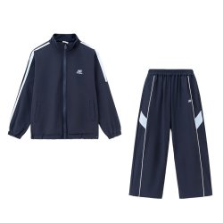 斯凯奇 童装男女童休闲套装26秋装新款外套长裤两件套SkechersKids