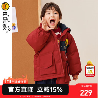 B.Duck 男童羽绒服 工装风加厚棉服