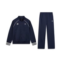 移动端：LI-NING KIDS 套装开衫卫衣男女小大童2026新款青少年秋季休闲针织童装