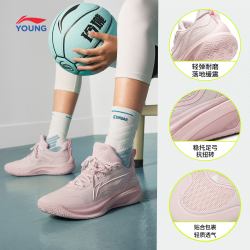 LI-NING KIDS 李宁童鞋风影 Speed篮球鞋男青少年大童2026新款回弹低帮运动鞋秋