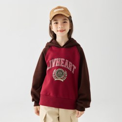 livheart kids 日本LIVHEART儿童卫衣女秋冬2026新款女童运动连帽衫冬季