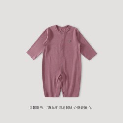 巴厘小猪 婴儿连体衣秋季哈衣爬服小月龄睡衣宝宝衣服