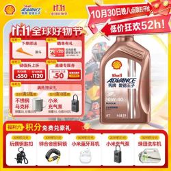 爱德王子 壳牌全合成摩托车机油 SN级 10W-40 1L
