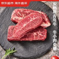 京东超市 谷饲原切安格斯板腱牛排650g 共2包 (约10片)自营牛肉烧烤薄片