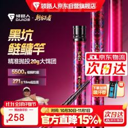 领路人 刺客王者极轻大物竿鱼竿手杆超轻超硬轻量鲢鳙竿钓鱼竿 10m