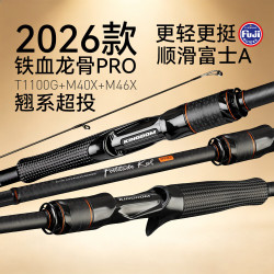 国王路亚 路亚竿铁血龙骨PRO超远投竿轻量翘嘴竿鱤鱼路亚单竿 S902M
