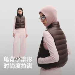 波司登 小龟背马甲 焦糖咖色7637