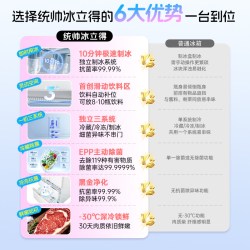 统帅 海尔出品统帅懒人冰立得500法式制冰双系统超薄零嵌冰箱