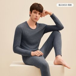 Hodo 内衣套装2026冬季5A抗菌加厚情侣男女秋衣秋裤