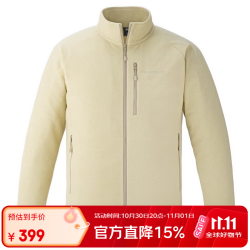 mont·bell 户外抓绒衣冲锋衣内胆男轻薄开衫内搭保暖上衣 1114881 IV象牙白 L